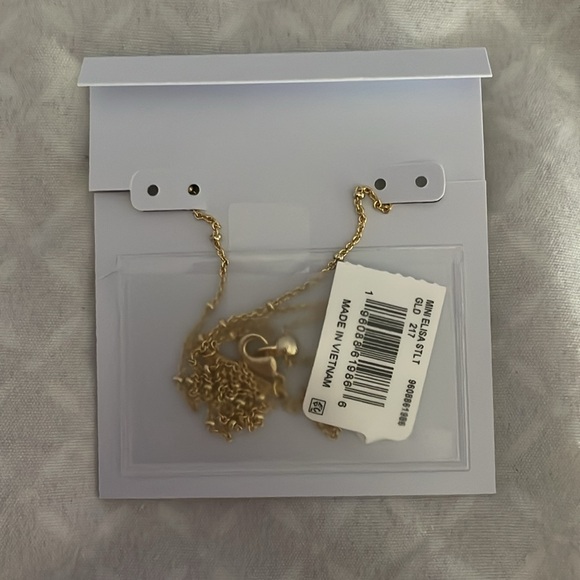 kendra scott mini elisa ivory mother of pearl satellite short pendant necklace - Picture 3 of 3